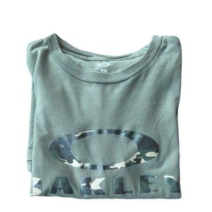 oakley green tee